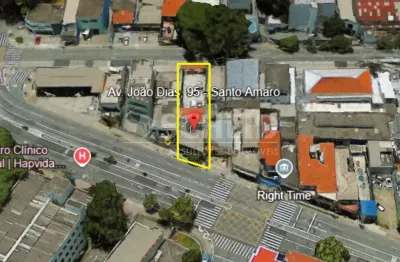 Imóvel para venda, 400m², santo amaro, com acesso a av. joão dias e  rua doutor antônio bento