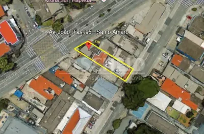 Imóvel para venda, 400m², santo amaro, com acesso a av. joão dias e  rua doutor antônio bento
