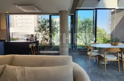 Apartamento brooklin, 150m², 2 quartos, 2 suítes, sala, terraço, cozinha, lavabo, 2 vagas.