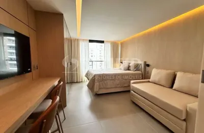 Apartamento no itaim, 30m², mobiliado, ar condicionado, condomínio completo