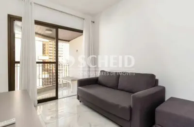 Apartamento mobiliado de 42m² com 1 quarto e 1 vaga para alugar em itaim bibi - sp