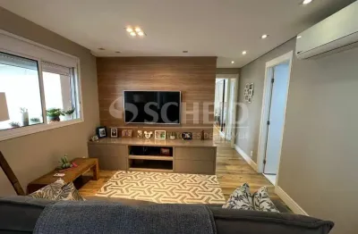 Apartamento 2 dormitórios 1 suíte 2 vagas com varanda goumert  mobiliado