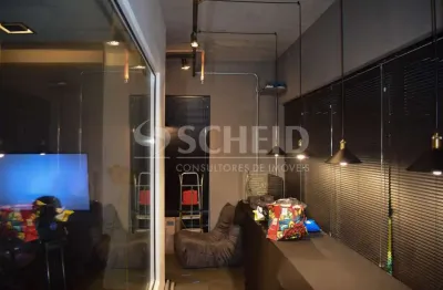 Sala comercial com 68m² de vão livre no brooklin, 2 banheiros, 1 vaga, ótima localização.