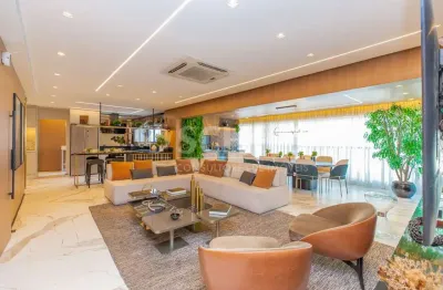 Apartamento á venda no alto da boa vista com 185m², 3 quartos sendo 3 suítes, 3 vagas.