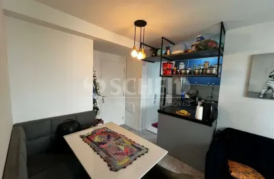 Vendo apto 46m2. 2 dorms, 1 banheiro, sacada, 1 vaga + depósito - open marajoara