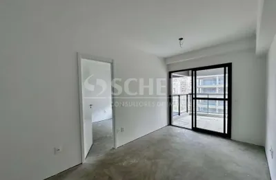 Apartamento á venda no brooklin com 50m², 1 quarto sendo 1 suíte, 1 vaga.