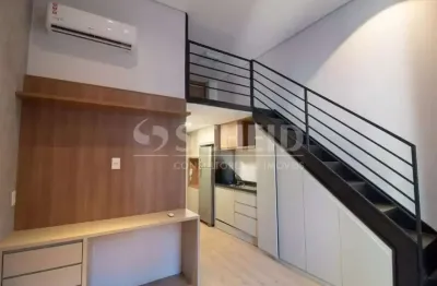 Studio a venda de 24,00m² útil mobiliado ar-condicionado no brooklin.