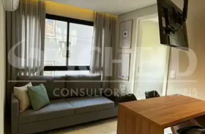 Apartamento edifício boulevard ibirapuera - 38m² - 2 dormitórios - mobiliado
