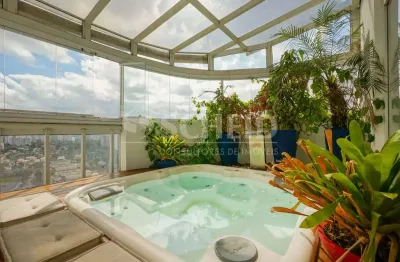 Cobertura rua sócrates 220mt com hidro e vista maravilhosa !