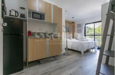 Studio mobiliado á venda no alto da boa vista com 26m², 1 quarto.