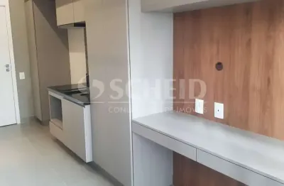 Studio novo para locação no brooklin com 24,92m², a meia quadra do metrô, condomínio haus mitre 370.