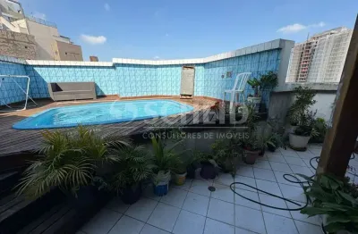 Cobertura a venda na vila mascote com 166m, 3 quartos 1 closet 1 suíte e 2 vagas