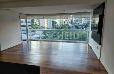 Apartamento semi mobiliado para locação no itaim bibi com 93m², 1 dormitório suíte e 2 vagas
