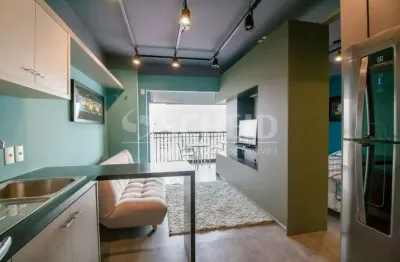 Apartamento para locação no centro / bela vista. mobiliado. novo, 1 dormitório, sala com varanda.