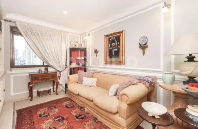 Apartamento á venda no brooklin com 128m², 2 quartos sendo 1 suíte, 2 vagas.