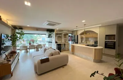 Apartamento no brooklin, cinematográfico, equipado e pronto para morar