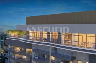 Apartamento á venda no brooklin com 142m², 3 quartos sendo 3 suítes, 3 vagas.