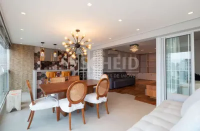 Apartamento á venda no brooklin com 140m², 3 quartos sendo 3 suítes, 2 vagas.