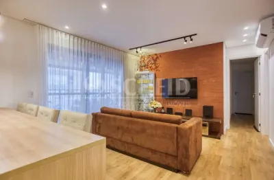 Apartamento á venda no brooklin com 101m², 3 quartos sendo 1 suíte, 2 vagas.