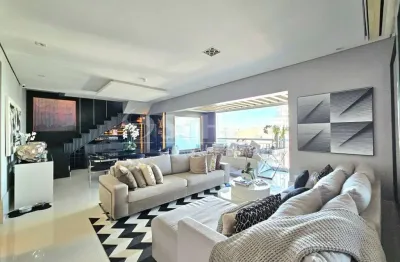 Cobertura duplex para venda no brooklin - 305 m², 4 dormitórios (3 suítes), 3 vagas. espetacular.