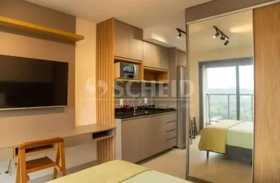 Studio mobiliado para locação no alto da boa vista  - 26m² - ar condicionado