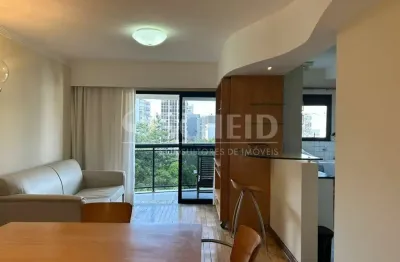 Apartamento para locação em higienópolis - mobiliado, 2 quartos sendo 1 suíte, sala, varanda. 1 vaga