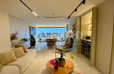 Apartamento 3 suítes, mobiliado, varanda gourmet, churrasqueira, lazer completo, brooklin