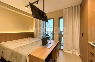 Flat com 1 quarto para alugar na Rua Cancioneiro de Évora, --, Chácara Santo Antônio, São Paulo