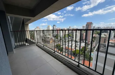 Apartamento studio à venda no brooklin com 2 quartos, varanda, ao lado da estação borba gato