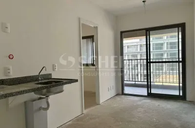 Apartamento studio à venda no brooklin com 2 quartos, varanda, ao lado da estação borba gato