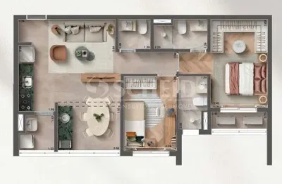 Apartamento com 2 quartos à venda na Rua Maracá, --, Jabaquara, São Paulo