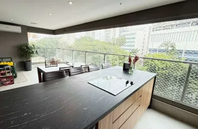 Apartamento para locação de 113,50m² útil, com 3 quartos e 2 vagas na chácara santo antônio.