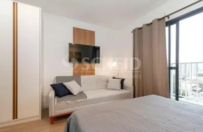 Studio mobiliado á venda no alto da boa vista com 26m², 1 quarto.