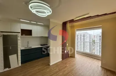 Apartamento 44m², mobiliado - 2 dormitórios, 1 vaga de garagem, aceita pet, jd. marajoara