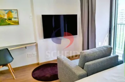 Flat com 1 quarto para alugar na Avenida Santo Amaro, --, Brooklin, São Paulo