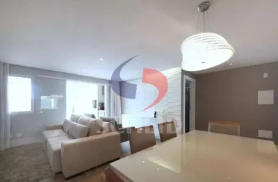 Apartamento de 98 m² em condomínio fechado com ampla área de lazer e segurança 24 horas.