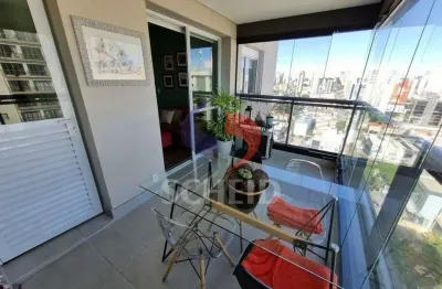 Apartamento 50,53 m² mobiliado, 1dormitório (suite), 1 vaga, aceita pets, chácara santo antonio
