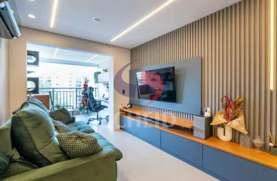 Apartamento á venda no alto da boa vista com 66m², 2 quartos sendo 1 suíte, 2 vagas.