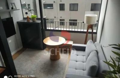 Studio para locação - 24m² pé direito alto - mobiliado - brooklin