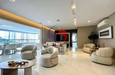 Apartamento á venda mobiliado 155m, 3 suítes e 3 vagas à venda na vila mascote.