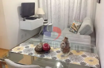 Apartamento com 53 m², com 2 dormitórios, sala, cozinha, banheiro, garagem.