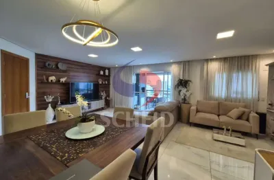 Apartamento mobiliado para locação em vila mascote com 3 quartos, sendo 1 suíte , 127m² 3 vagas