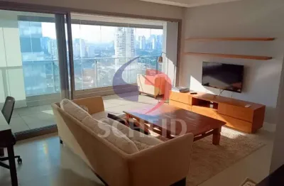 Apartamento Mobiliado para locação no Brooklin -  85m² -  2 Dormitórios - 2 vagas