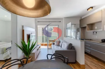 Apartamento mobiliado para locação no Centro - 48 m² - 1 Dormitório - 1 Vaga
