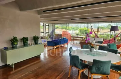 Apartamento Amplo e Moderno no Brooklin com 4 Suítes, Hall Privativo e 4 Vagas