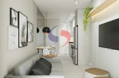 Apartamentos novos no Socorro com 39,50m², dois quartos e varanda com churrasqueira à carvão