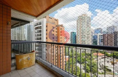 Brooklin, apartamento com varanda espetacular e localização privilegiada!