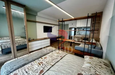 Apartamento para locação mobiliado de 24,00m² útil, com 1 quarto na Vila Santa Catarina.