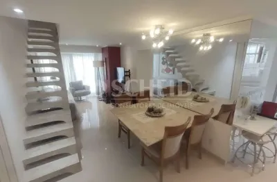 Maravilhosa cobertura 144m piscina e churrasqueira privativa 2 vgs