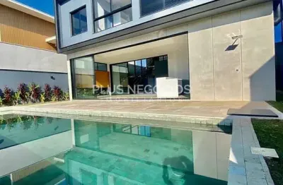 Luxuosa casa à venda com 4 suítes no alphaville nova esplanada 4 - conforto, sofisticação e seguran
